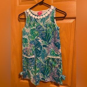 Lilly Pulitzer Green and Blue Sleeveless Sundress